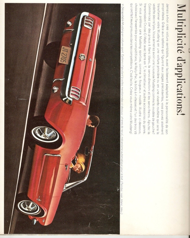 Brochure de vente Mustang 1964 1/2- Canadienne Française 1964_518