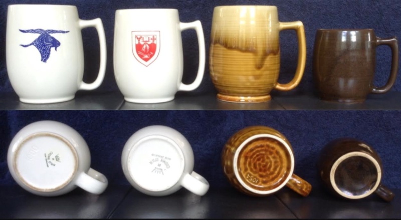 Shape - Castware mugs: 1000, 1010, 1054, 1044 Castwa10