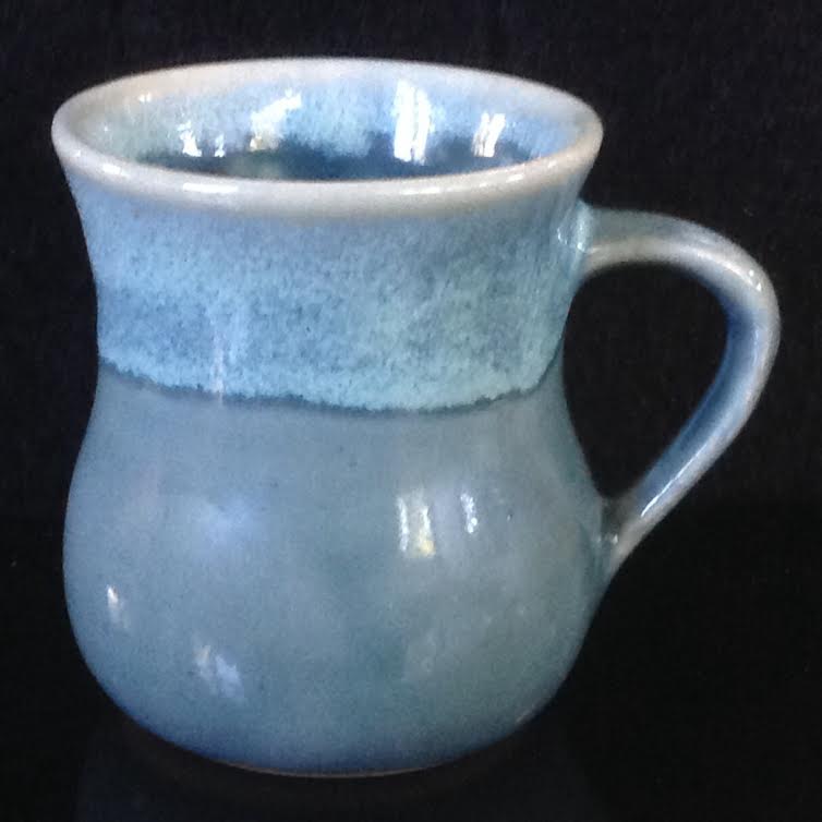 mugs - Kermiko standard mug, different glazes Kblue10