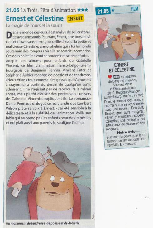 l'OURS au cinéma et dans le dessin animé - Page 5 00121