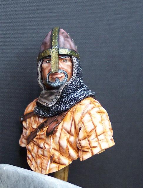 Young Miniatures Büste 1/10 Norman Knight Hastings 1066 Kopf0311
