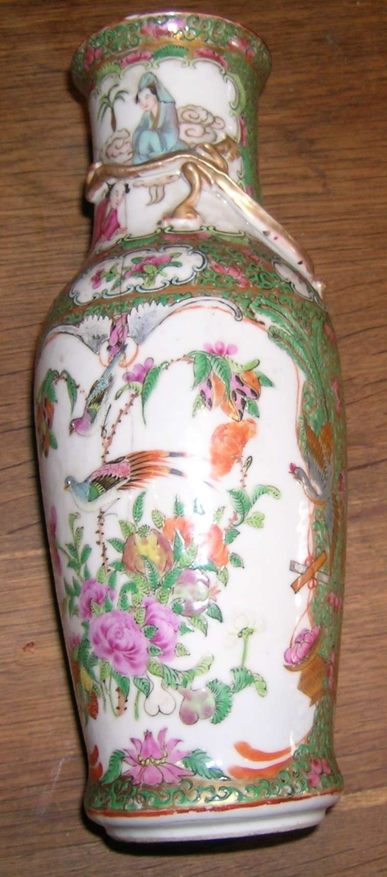 Vase porcelaine de Canton, début XXème, peut être 1930. Dscn2511