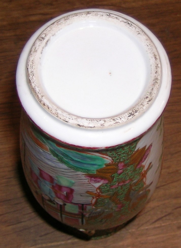 Vase porcelaine de Canton, début XXème, peut être 1930. Dscn2513