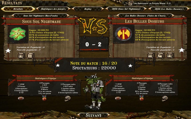 [oligunar] Les Bulles Doseurs 2 - 0 Soul sol nightmare [jahstrad] Bloodb11