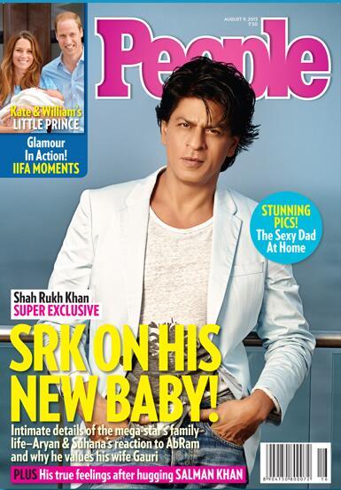 SRK sur la dernière couverture du magazine People Bqltic10