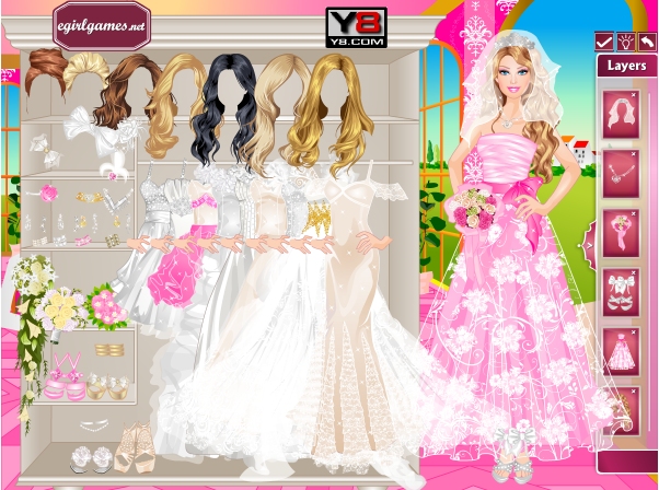 Свадебный наряд Барби - игра для девушек Yeza_z10