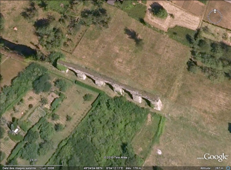 Antiquités romaines sous l'oeil de Google Earth - Page 2 Aquedu11