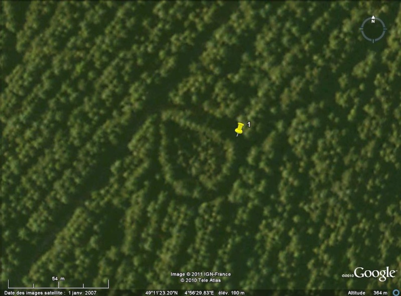 Vestiges de la "guerre des mines" (Première Guerre Mondiale) visibles dans Google Earth - Page 2 Entonn23