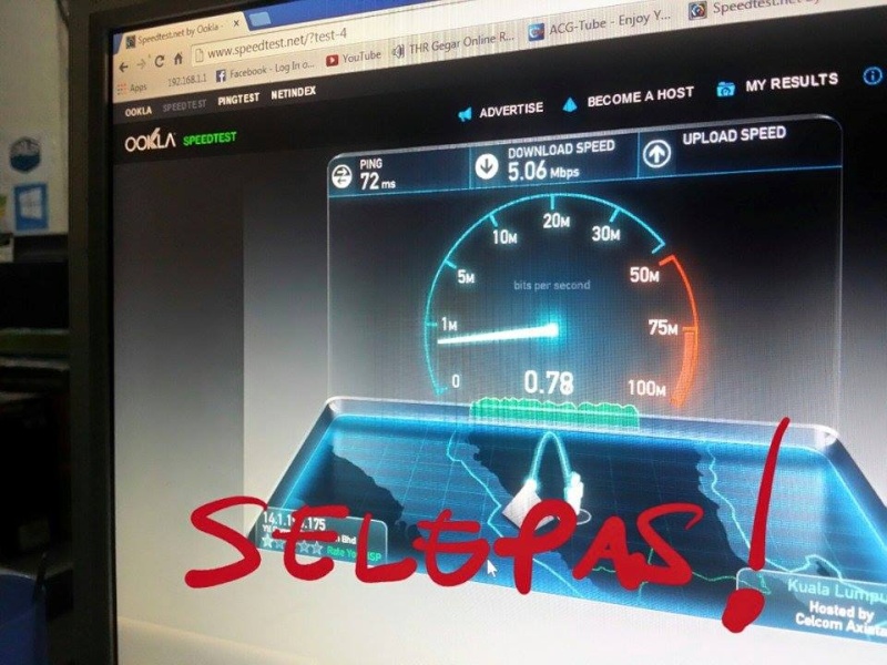 Speed Up Connection 1Mbps to High Speed 11015810
