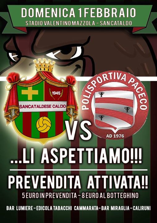 Campionato 21°giornata: Sancataldese - paceco 1976 0-3 10422110