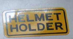 autocollant  HELMET HOLDER Collan10