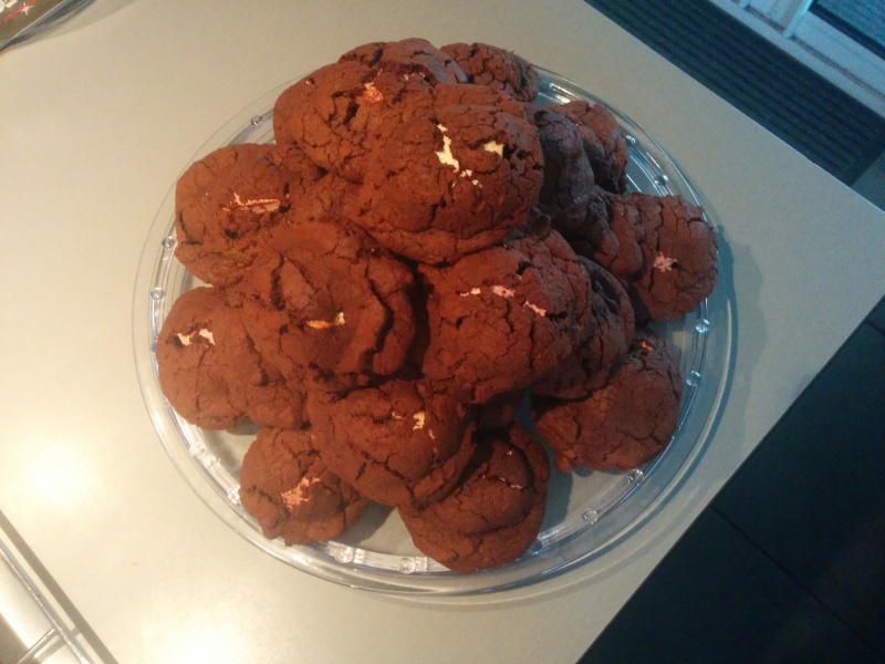 cookie au chocolat et coeur à la guimauve Cookii10