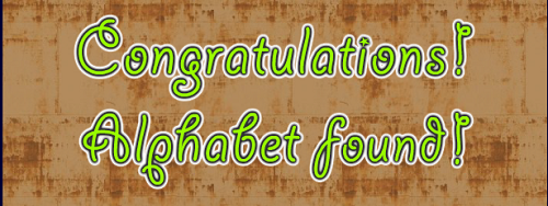 Hidden Alphabet # 8 1a34