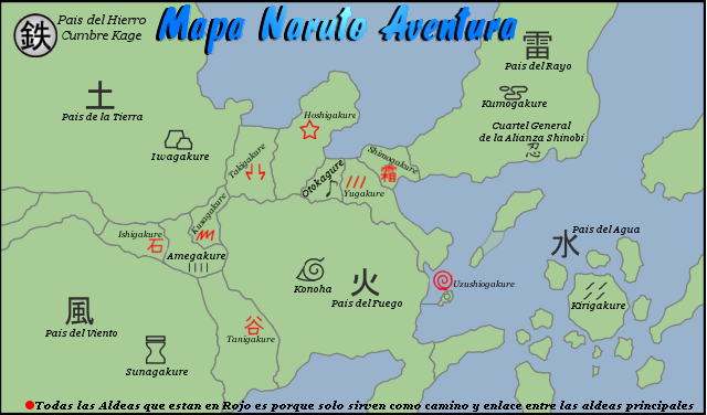 Reglas Naruto Aventura
