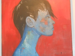 Vernissage de l'exposition de peinture  "Face à Face" de Réda Bahrami Dscn0619