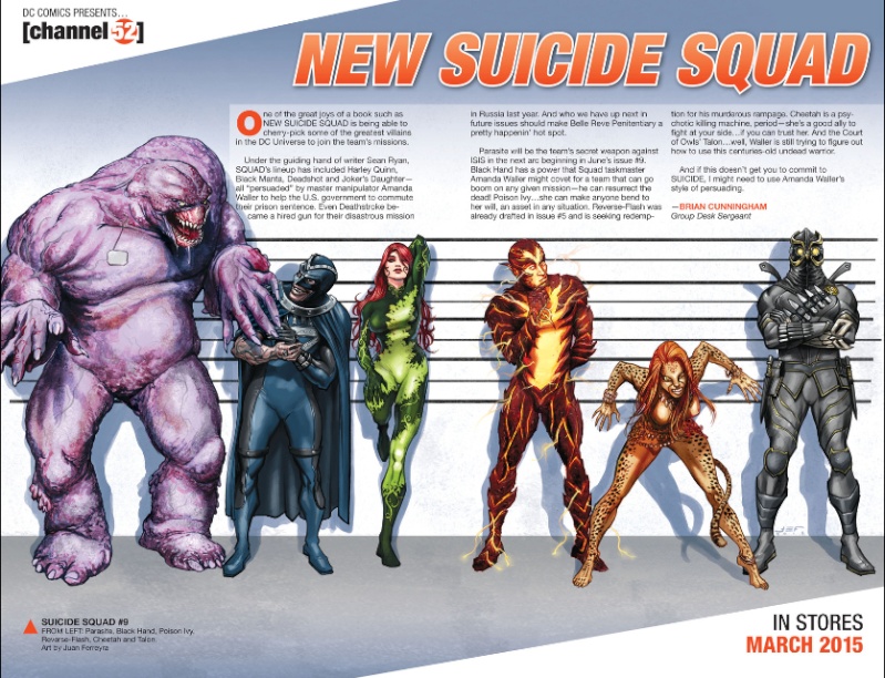 New Suicide Squad line-up revealed! Newsui10
