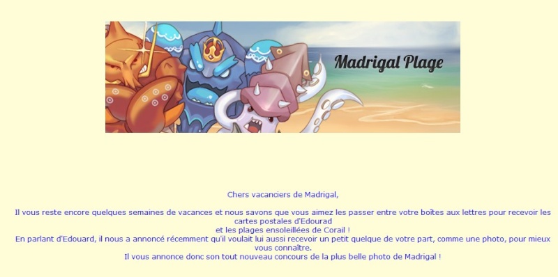 [Concours] Madrigal Plage ! du 16/08 au 30/08/2012 Madrig10