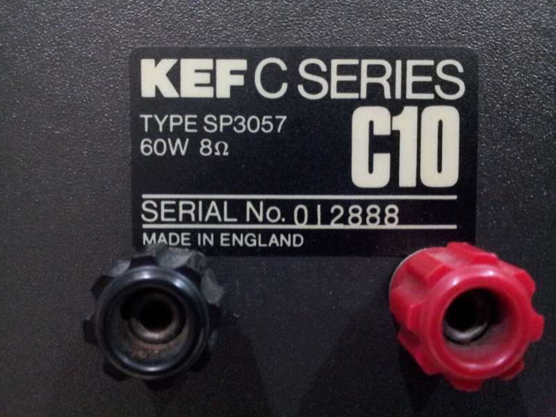 KEF C10 British Near Field Monitor Bookshelf Speaker ( Sold) 20150170