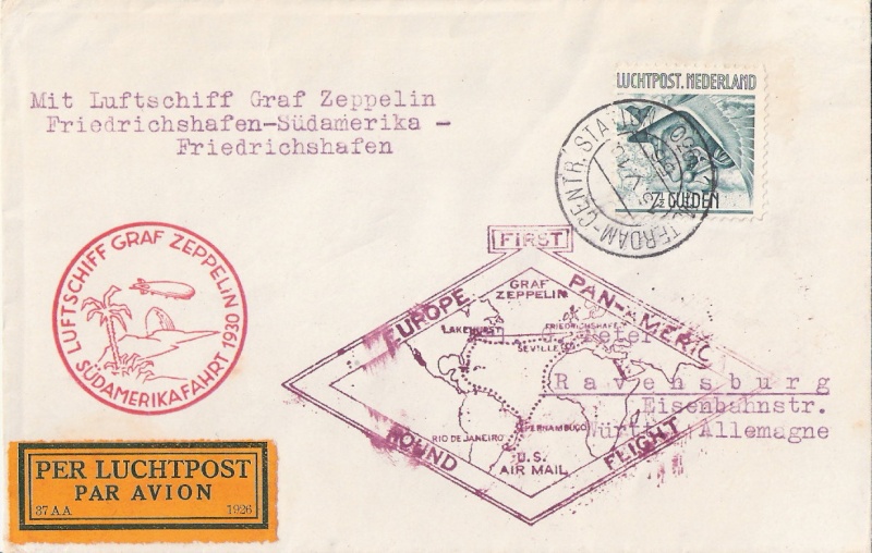 nach - Südamerikafahrt 1930 (Rundfahrt-) Post nach Friedrichshafen" - Seite 5 Scanne27