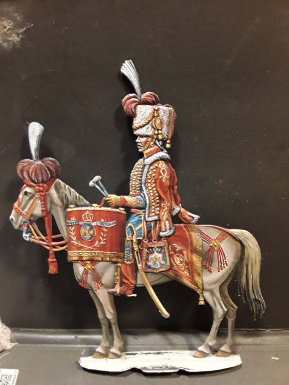 Trimballer des chasseurs de la garde  1802 1804     Quadriconcept 75 mm  peinture à l huile  20220529
