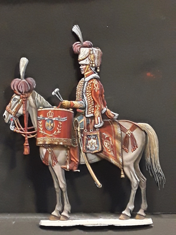 Trimballer des chasseurs de la garde  1802 1804     Quadriconcept 75 mm  peinture à l huile  20220538