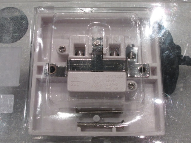 MS HD POWER-MS-9297P-Wall Socket-Cryo Rhodium-(New) Ms-92914