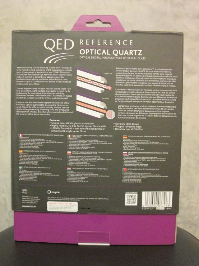 QED-Reference-Optical Quartz-Digital Interconnect-(New) Optica11
