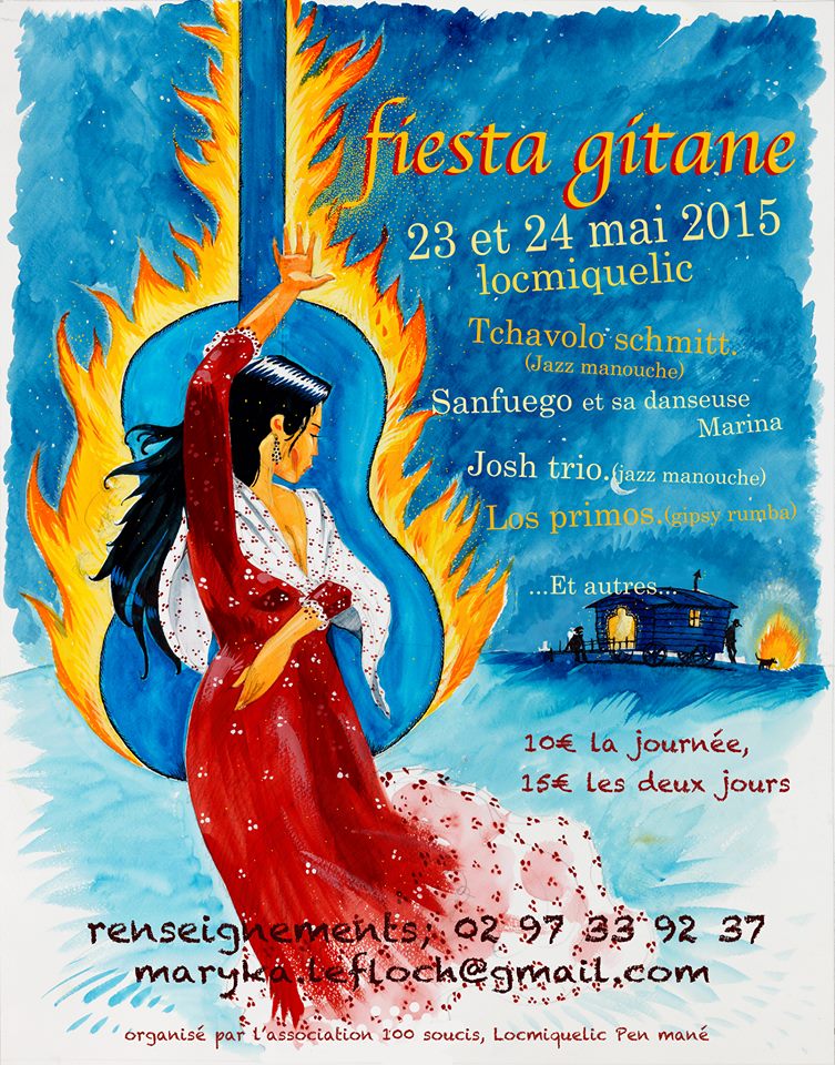 Rencontre Bretagne 2015/ Fiesta gitane Fiesta10