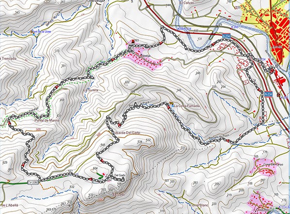 Sábado 31 de Enero de 2015 "PR-CV 369 y GR-10 Ascensión al Garbí" Parc Natural de la Calderona - Estivella Mapa_r11