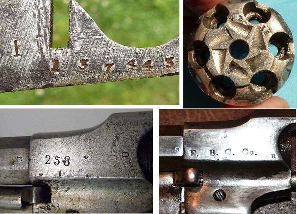 Reconnaître un "faux" Remington 1858 :  les marquages. Marqua27