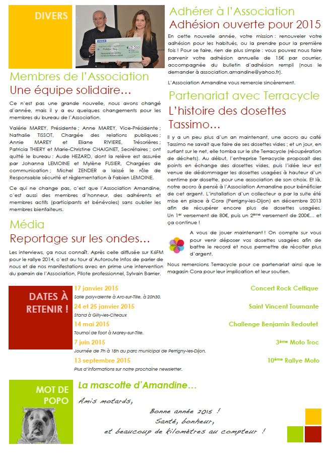 La Newsletter d'Amandine N° 3 2015am13