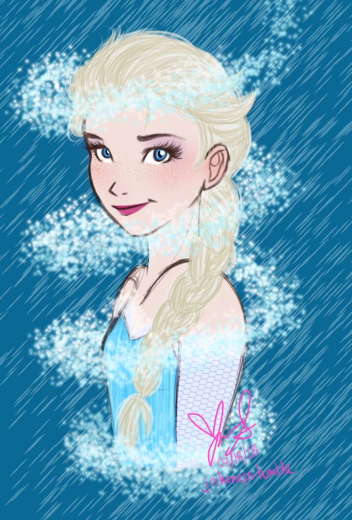 [Fan arts] La Reine des Neiges - Page 3 Elsa_b10