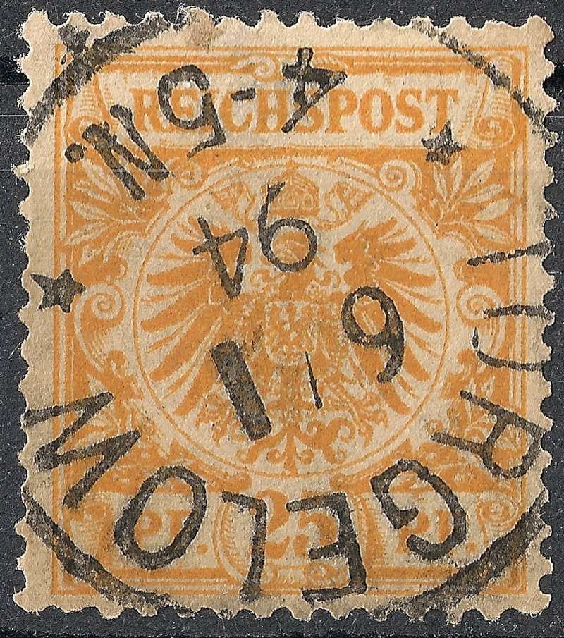 Mecklenburg - Ortsstempel aus Mecklenburg-Vorpommern 1894-010