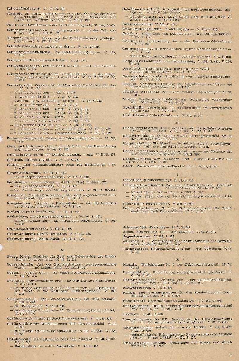 Amtsblätter DDR - Jahrgang 1949 V10