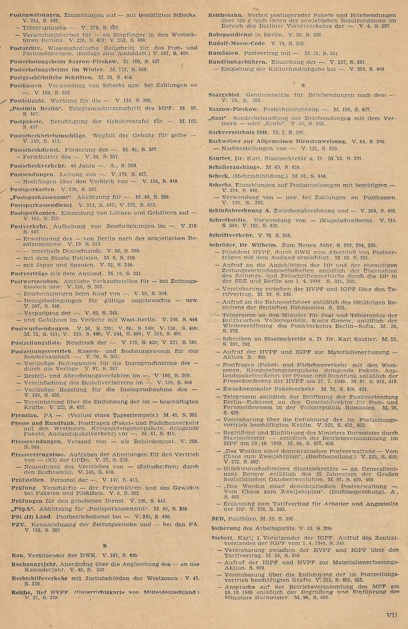 Amtsblätter DDR - Jahrgang 1949 Vii10