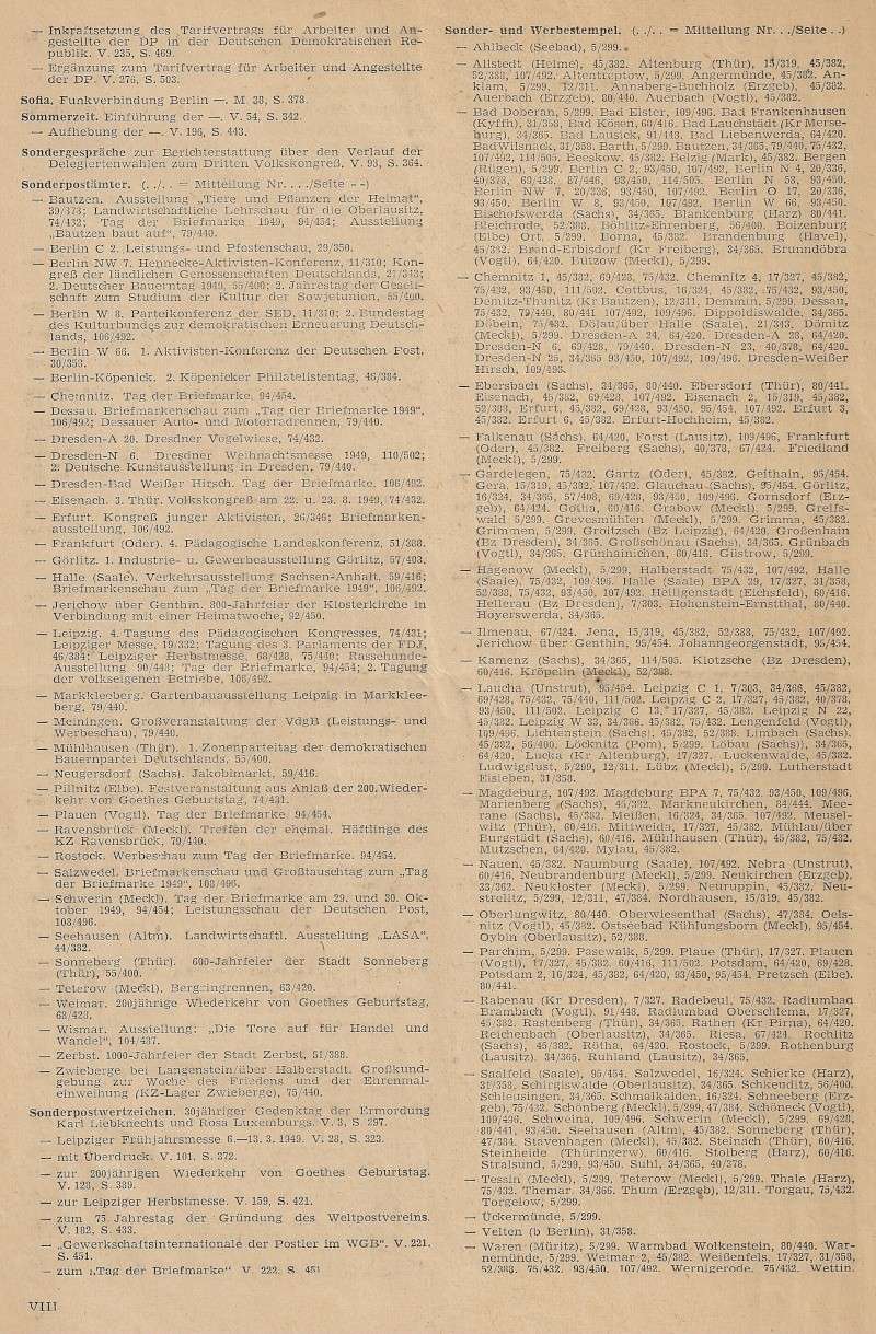 Amtsblätter DDR - Jahrgang 1949 Viii10