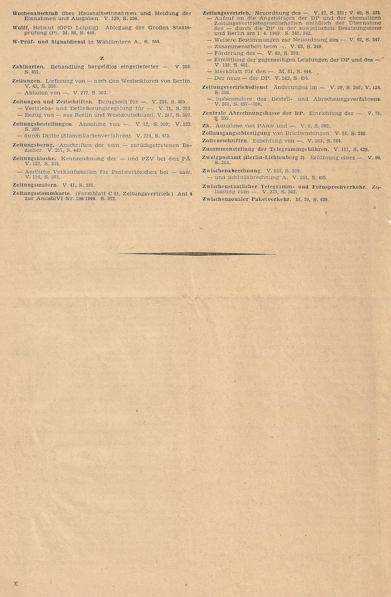Amtsblätter DDR - Jahrgang 1949 X10