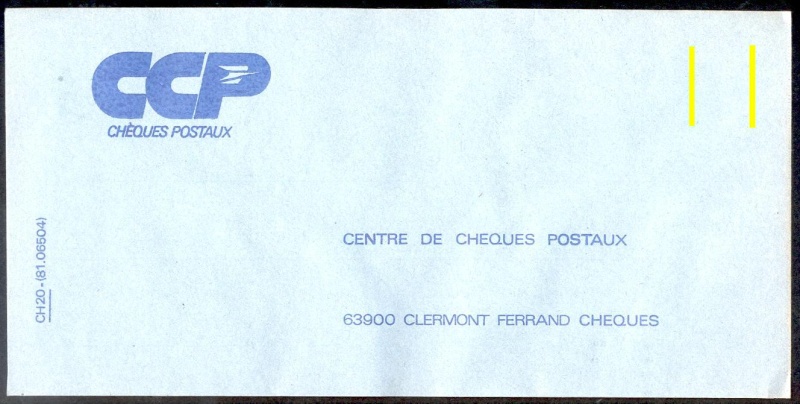 Enveloppe CCP CH 20 123_cc10