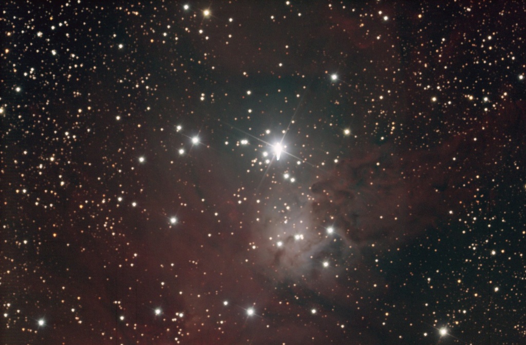 Nébuleuse de la fourrure de renard (NGC2264) au T60 Ngc22610