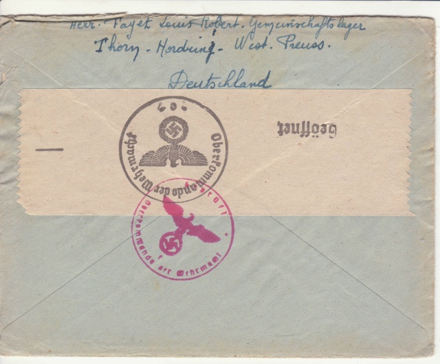 1943 STO lettre censurée _1_10