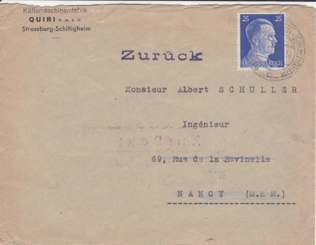 Décret sur les communications de la censure allemande du 02 Avril 1940. (00) _2_04_10