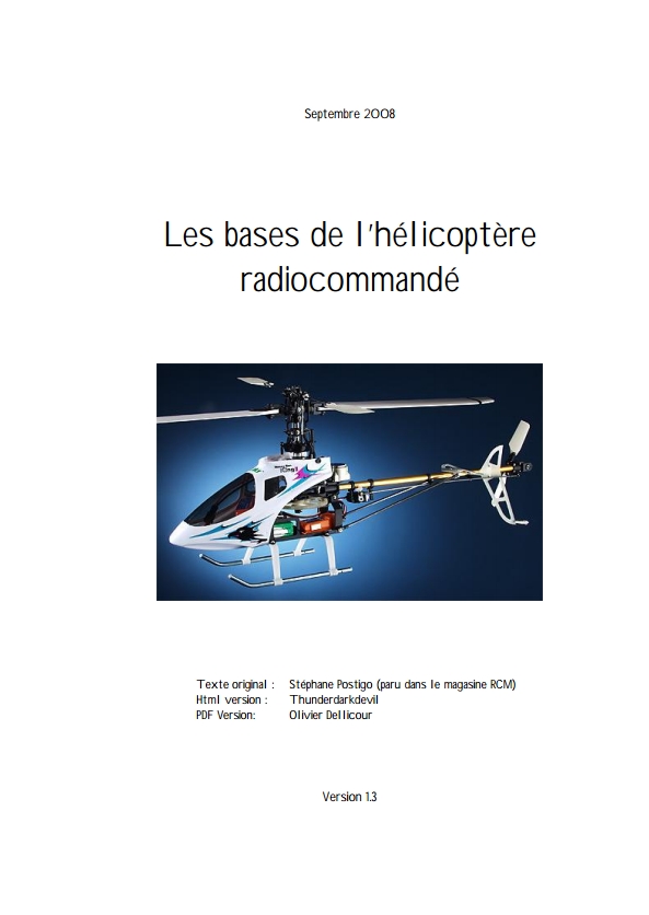 Les bases de l’hélicoptère radiocommandé  Aeromo12