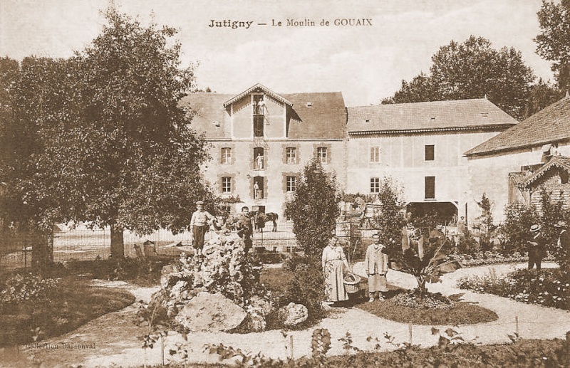 Dt 77: Seine et Marne  moulin de Gouaix à Jutigny  Lhermey Jutign13