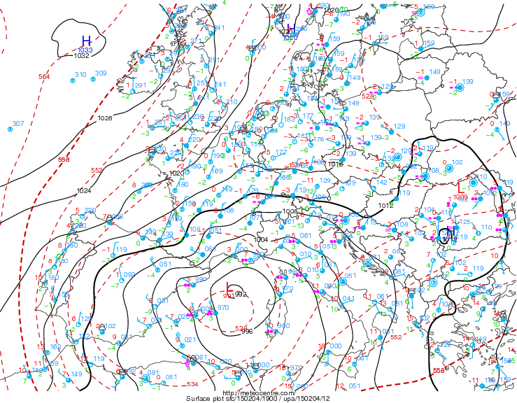 Nowcasting 27 gennaio-10 febbraio 2015  Il vortice polare crolla in europa - Pagina 14 Eur11