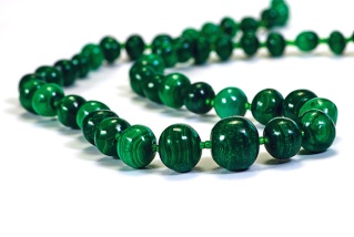 collier en malachite 3982ma10