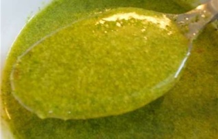 Salsa de ajo con aceitunas verdes Salsa_11