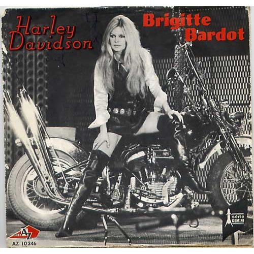 Les interprètes féminines de Serge Gainsbourg - Brigitte Bardot - Harley Davidson - 1967 11412010