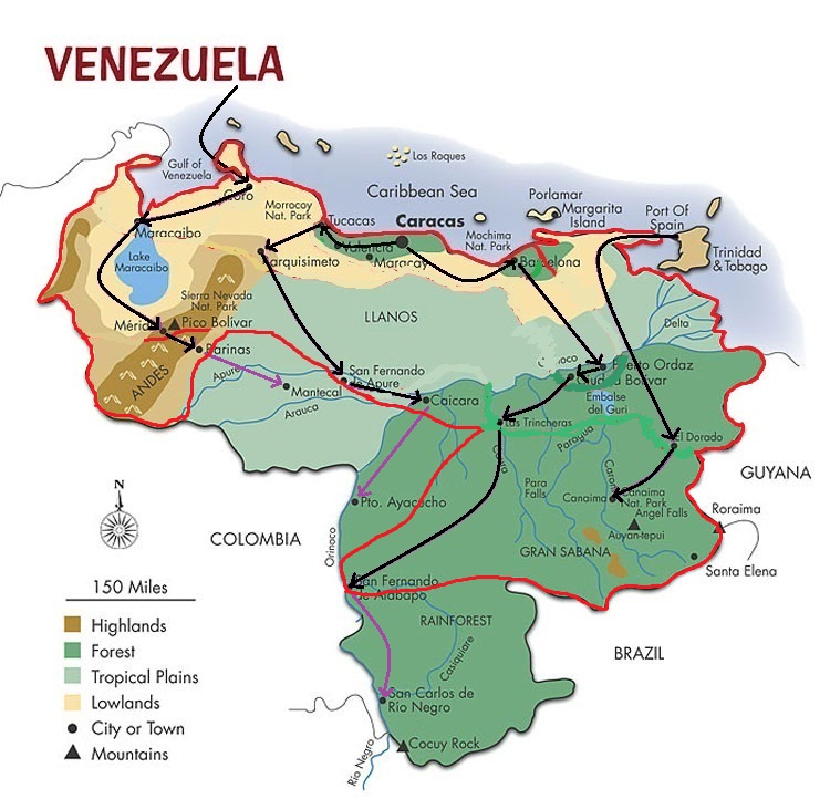 [Guerre Coloniale] Reconquête du Vénézuela et de la Nouvelle Grenade par les armées Espagnoles. Map-ve10