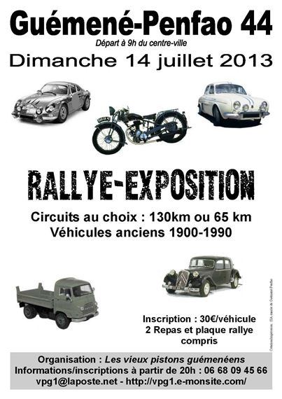 Sortie Rallye exposition et RDV mensuel de Guémené-penfao  2013ra10