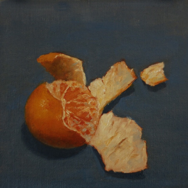Painting #107: Orange U glad, it's the weekend Orange11